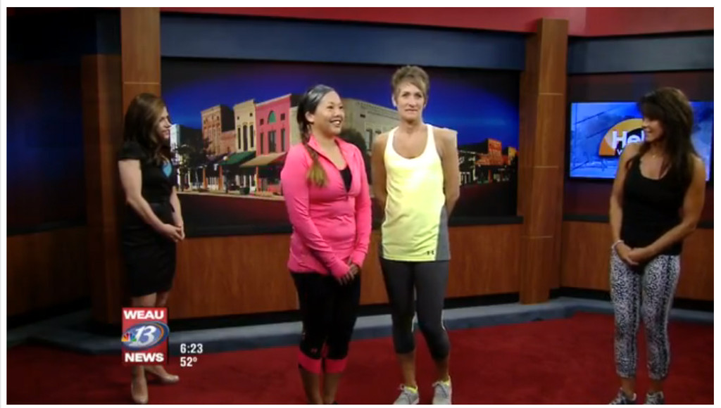 Photo of Neon Color and Mesh Inserts in Fitnesswear