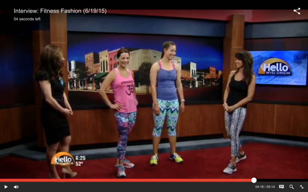 pattern leggings, strappy tanks and phrases on tanks