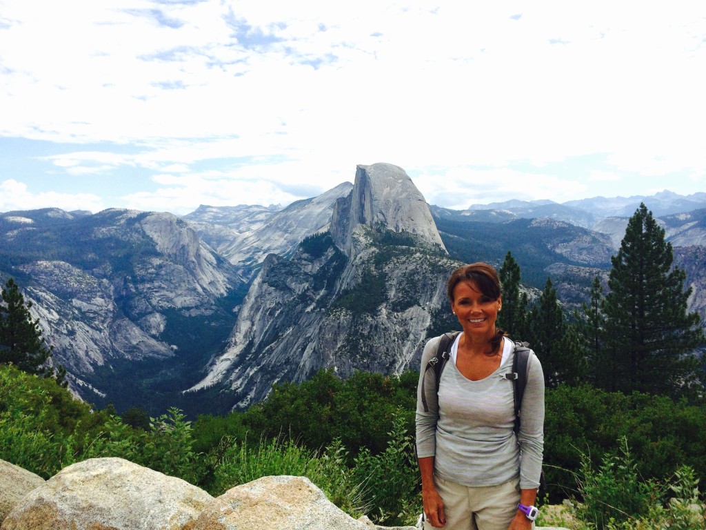 Yosemite Photo with Half Dome Backgrouond