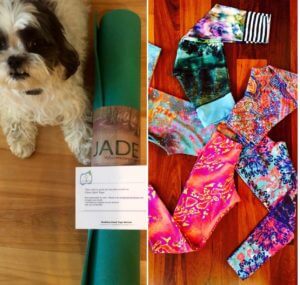 yoga classes, yoga mat, leggings