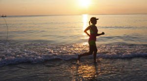 Running Hua Hin Beach, Thailand